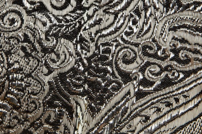 Ткань костюмная жаккард №11, 140 гр/м2, шир.150см, цвет тем.серебро - купить в Липецке. Цена 383.29 руб.