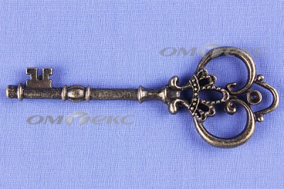 Декоративный элемент для творчества из металла "Ключ"8,5 см  - купить в Липецке. Цена: 26.93 руб.