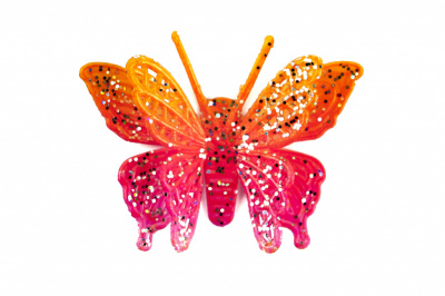 Бабочка декоративная пластиковая #10 - купить в Липецке. Цена: 7.09 руб.