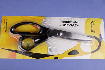 Ножницы ЗИГ-ЗАГ "MAXWELL" 230 мм - купить в Липецке. Цена: 1 041.25 руб.