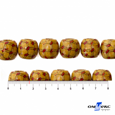 0189-Бусины деревянные "ОмТекс", 17 мм, упак.50+/-3шт - купить в Липецке. Цена: 83.66 руб.