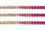 Пайетки "ОмТекс" на нитях, CREAM, 6 мм С / упак.73+/-1м, цв. 89 - розовый - купить в Липецке. Цена: 468.37 руб.
