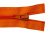 Спиральная молния Т5 849, 75 см, автомат, цвет оранжевый - купить в Липецке. Цена: 16.28 руб.