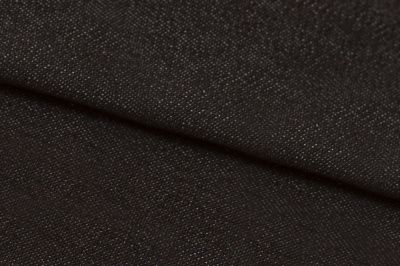 Ткань джинсовая №96, 160 гр/м2, шир.148см, цвет чёрный - купить в Липецке. Цена 350.42 руб.