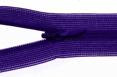 Молния потайная Т3 866, 20 см, капрон, цвет фиолетовый - купить в Липецке. Цена: 5.27 руб.