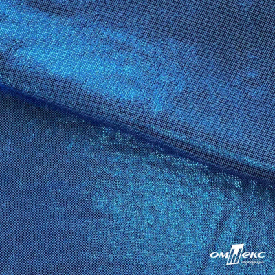 Трикотажное полотно голограмма, шир.140 см, #602 -голубой/голубой - купить в Липецке. Цена 385.88 руб.