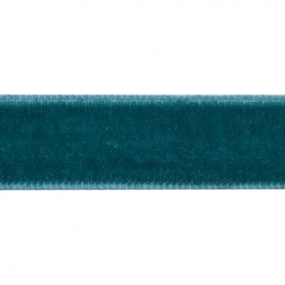 Лента бархатная нейлон, шир.12 мм, (упак. 45,7м), цв.65-изумруд - купить в Липецке. Цена: 392 руб.