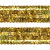 Тесьма с пайетками D16, шир. 20 мм/уп. 25+/-1 м, цвет золото - купить в Липецке. Цена: 786.13 руб.