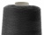 Швейные нитки (армированные) 28S/2, нам. 2 500 м, цвет чёрный - купить в Липецке. Цена: 139.91 руб.