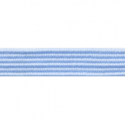 Резиновые нити с текстильным покрытием, шир. 6 мм ( упак.30 м/уп), цв.- 108-голубой - купить в Липецке. Цена: 155.22 руб.