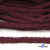 Шнур плетеный d-6 мм круглый, 70% хлопок 30% полиэстер, уп.90+/-1 м, цв.1070-бордовый - купить в Липецке. Цена: 588 руб.
